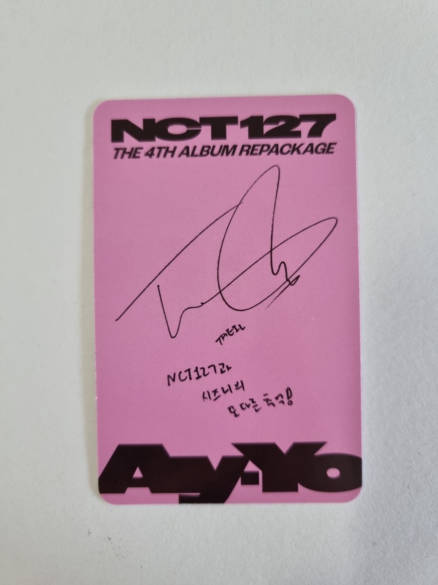 NCT 127 NCT127 4th Album Repackage Ay-yo Official Photocard