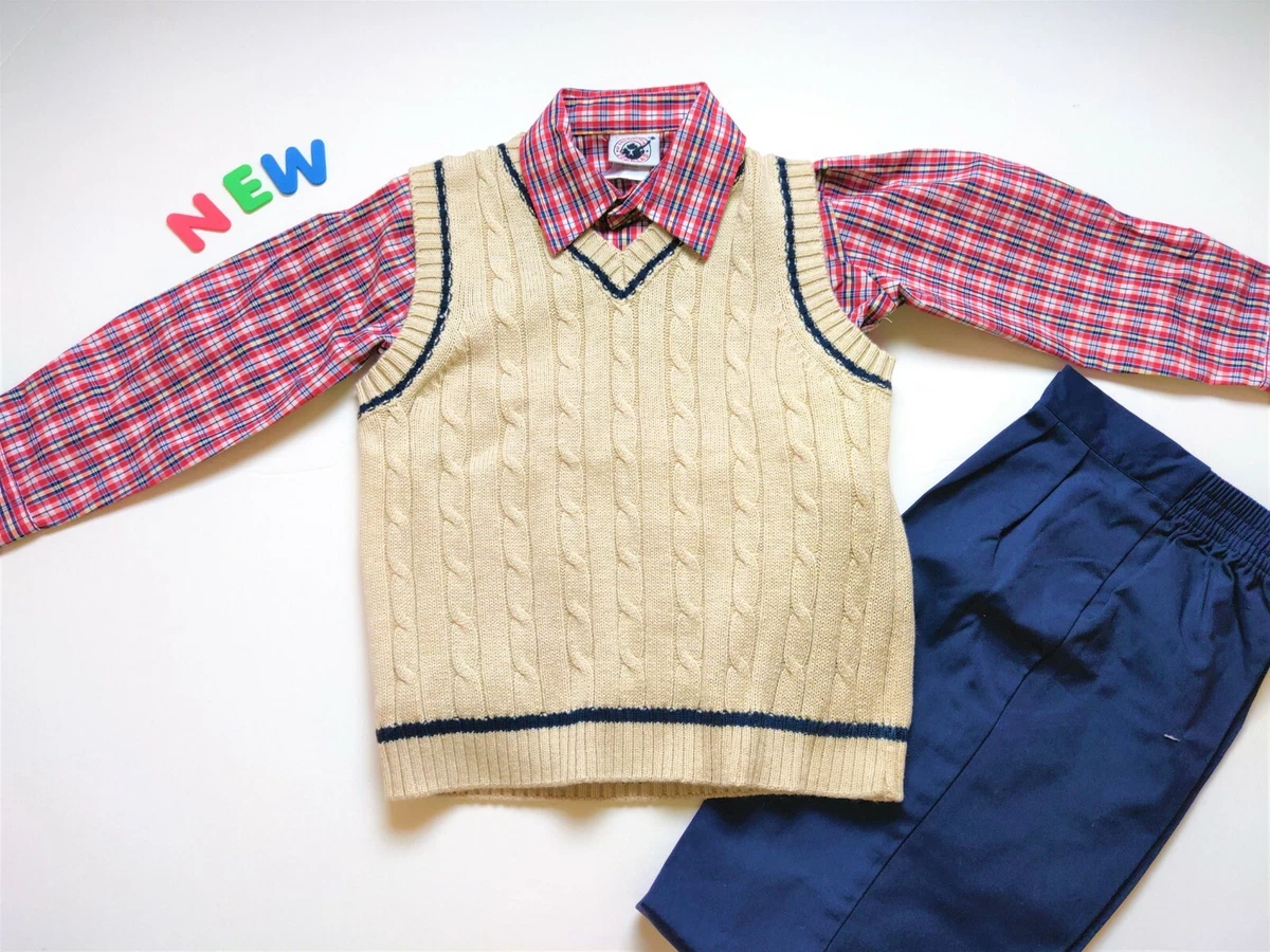 Toddler Kids Baby Boys Clothes Size 4T NWT Good Lad Red Sweater