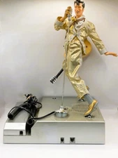 Vtg Elvis Presley 1996 Telemania Phone Works,Singing & Dancing Hound Dog