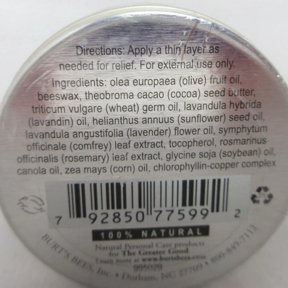 Burt's Bees Res-Q Rescue Ointment Skin Balm 100% All Natural Beeswax 0.6oz/15g - Image 2 of 3