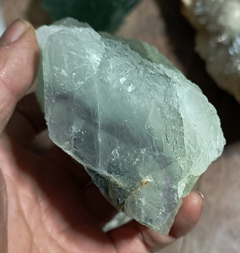 599g1.31lb Nuevo Hallazgo Espécimen Mineral de FLUORITA/Barbilla 1 - Imagen 10 de 18