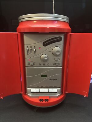 Coca-Cola カセットプレーヤー レトロデザイン Coca-Cola カセットプレーヤー レトロデザイン Coca-Cola カセット