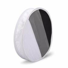 Universal 31cm Round Flash Diffuser Softbox With Grey White Black Card Balance