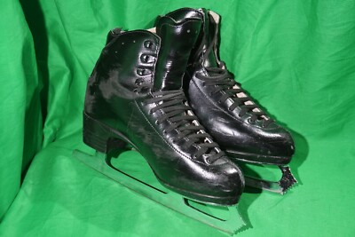 Risport RF4 Sterling Black Ice Skates Figure Skating Size 270