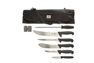 Mercer Culinary M13754 8-Piece Small Field Dressing Set w/ Storage Roll
