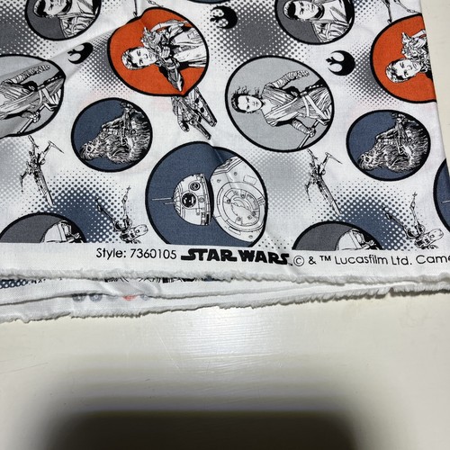 Cotton Quilt Fabric Star Wars Lucasfilm Camelot Fabrics Approx 48 Inches - Picture 2 of 3