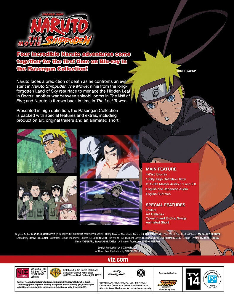 Naruto Shippuden the Movies: Rasengan Movie Collection [Blu-ray