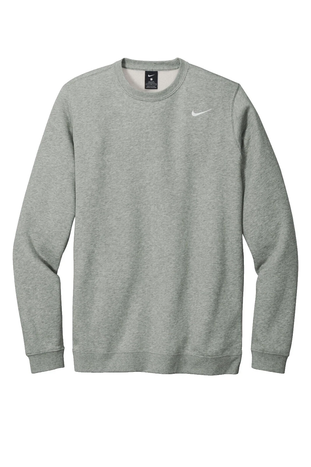 Nike sudaderas de cuello redondo de algodón para hombres
