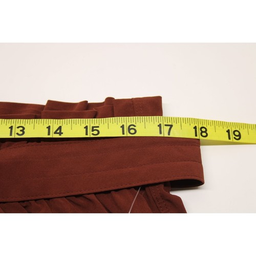 Athleta Damen Skyline Hose Gürtel Taille Cognac Braun Gr. 12 NEU - Bild 6 von 14