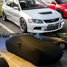 Stain Stretch Full Car Cover Black Dust Sun Uv Proof For Mitsubishi Lancer Evo A