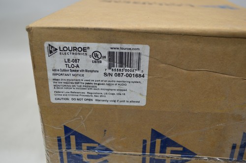 Louroe LE-087 TLO-A Active Outdoor Loudspeaker/Microphone *New Unused* - Picture 3 of 4