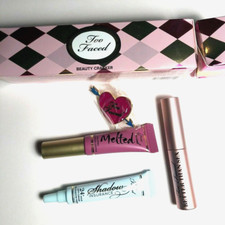 Too Faced Beauty 3 Pc. Set-Shadow Insurance, Sex Mascara Fig Lipstick w/ Pin