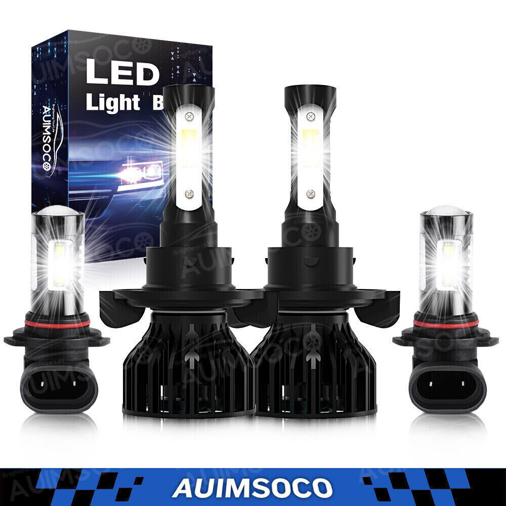 For Jeep Patriot 2007 2008-2009 Led Headlights High Low Beam Fog Light Bulbs Kit