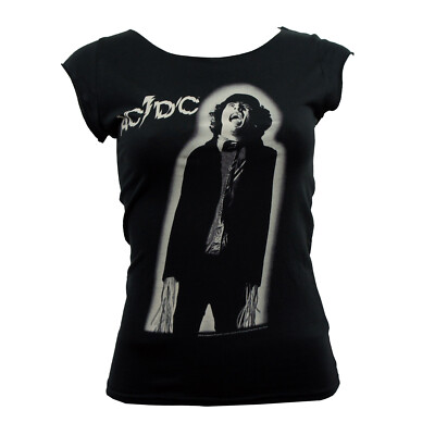 Authentic AC/DC Powerage Cut Out Girl Juniors Tank Top Shirt S - XXL ...