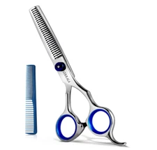 Stainless Steel Hair Cutting Scissors Thinning Shears 6.5 Inch Professional 