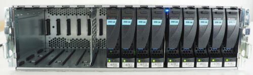 EMC DAE Disk Array SAS KTN-STL3 9x 200GB 3Gb/s SSD with 2x PSU - Picture 2 of 8