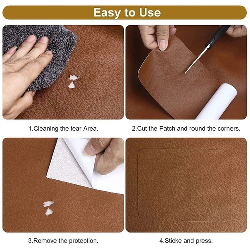 Selbstklebendes Lederreparatur Patch Für Sofas Kunstleder Flicken Hohe Qualität - Bild 12 von 50
