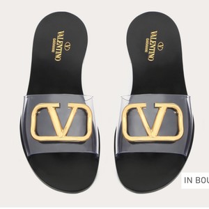 valentino clear slides