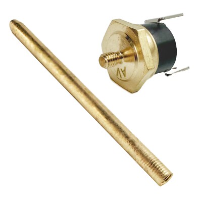 200F ELECTRIC FAN TEMP-ERATURE THERMO-STAT RADIATOR FIN PUSH PROBE SENSOR SWITCH