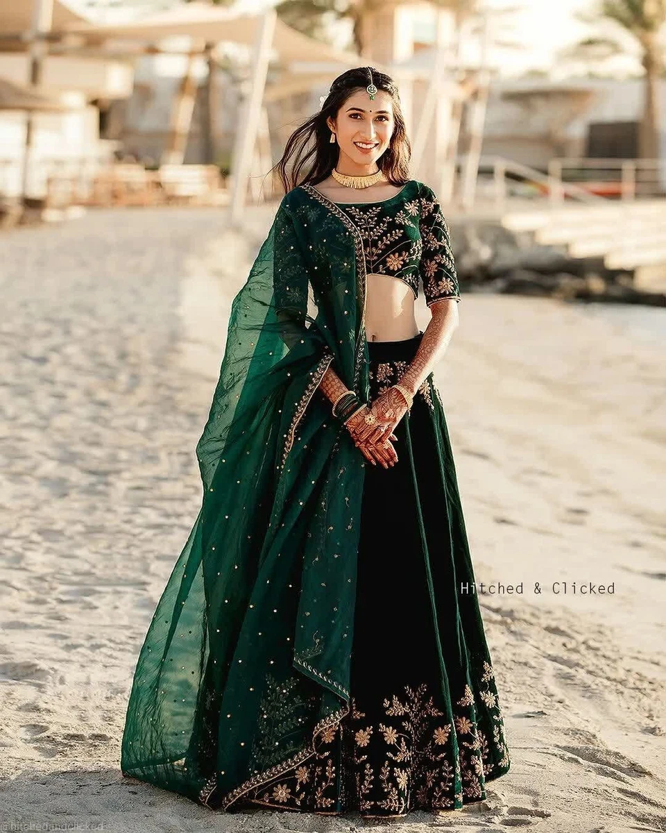 Party Wear Indian Lengha New Wedding Bollywood Pakistani Designer Lehenga  Choli