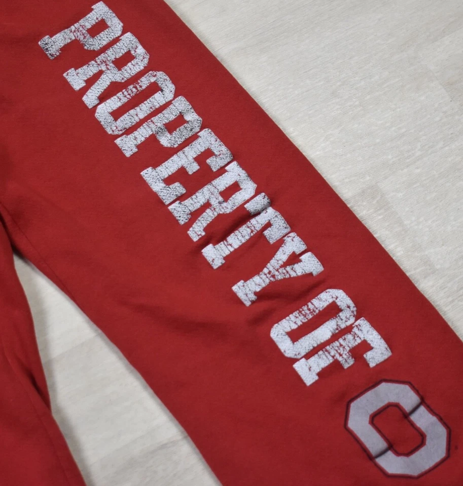 Pantalones deportivos Ohio State Buckeyes Soffe tiro bajo pierna ancha talla Y2K grande Foto 3 de 4