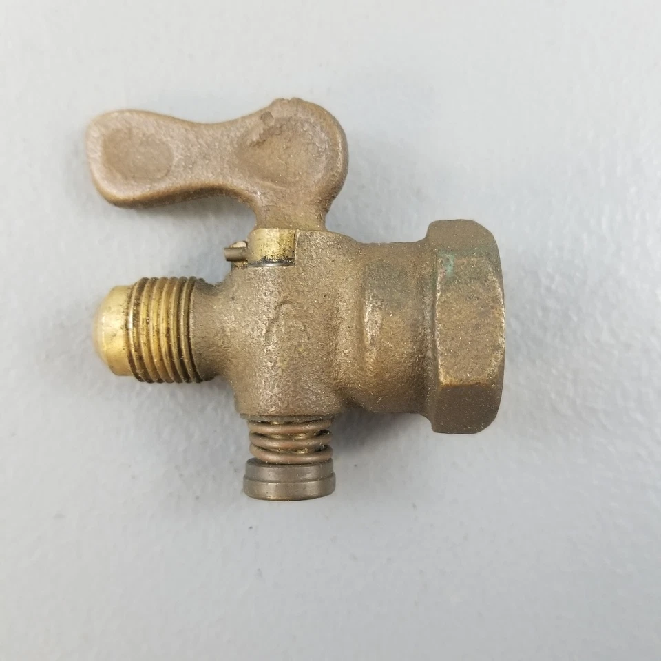 VÁLVULA DE DRENAJE/VALVA DE LATÓN VINTAGE BENTLEY PACKARD CADILLAC BUICK AÑOS 20 30 Foto 2 de 4