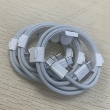Braided USB C To USB C Fast Charger PD 60W Dual Type C Charging Data Sync Cable