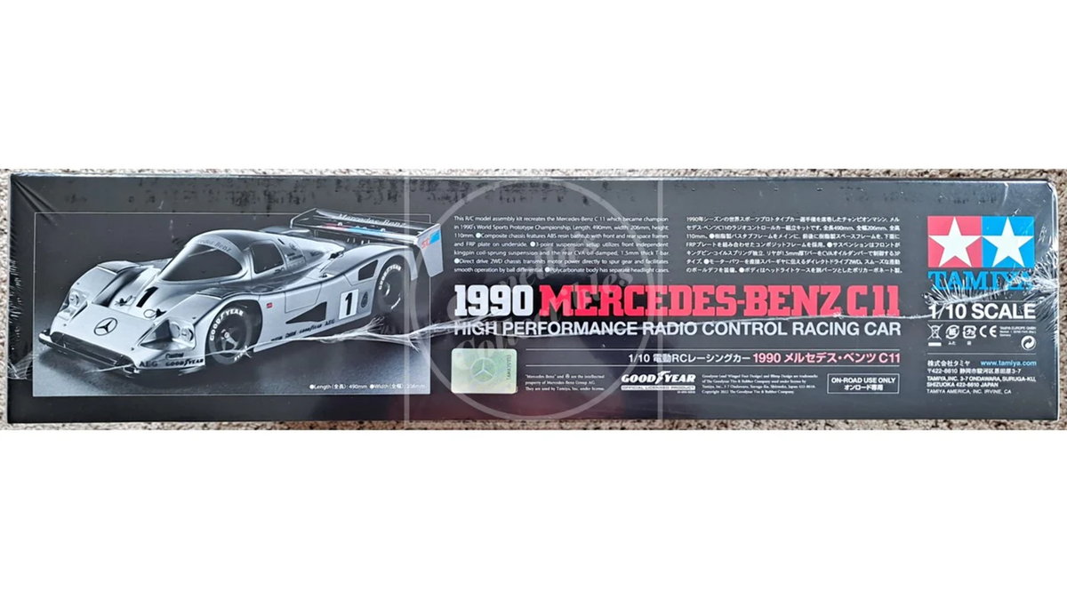 Tamiya 1/10 RC 1990 Mercedes-Benz C11 Kit 2WD with 540 Motor Tamiya 1/10 RC 1990 Mercedes-Benz C11 Kit 2WD with 540 Motor