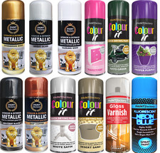 ALL PURPOSE Spray Paint Aerosol Auto Car Matt Gloss Lacquer Wood Metal200, 250ML