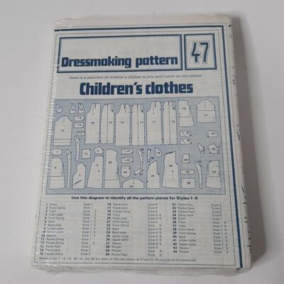 #47 Dress making Pattern Childrens Clothes Patterns Crafts Diy Homemade Clothes