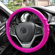Fh Group Silicone Car Steering Wheel Cover Grip Marks Design Fits 14.5 - 15.5 Fh Group Silicone Car Steering Wheel Cover Grip Marks Design Fits 14.5 - 15.5