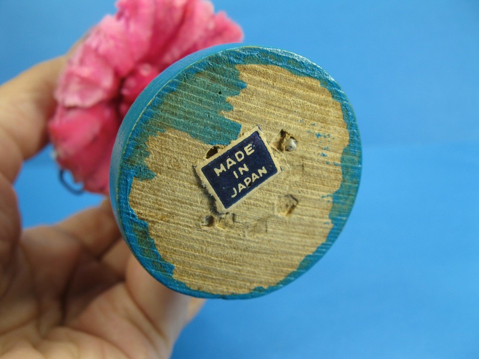 POSE DOLL Made In Japan Chenille Stem Pipe Cleaner Girl Singer w/ Mic 5