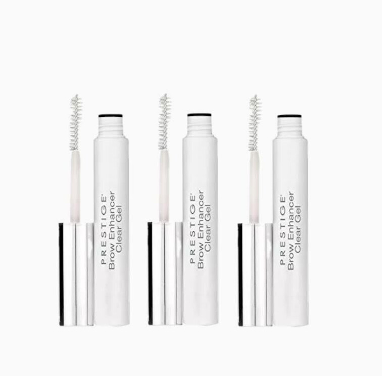 Prestige Cosmetics Brow Enhancer Clear Gel, Clear, 0.24 oz - 3 PACK