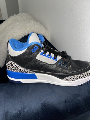 Size 9- Jordan 3 Retro sport blue 2014 887223195566| eBay display picture 2