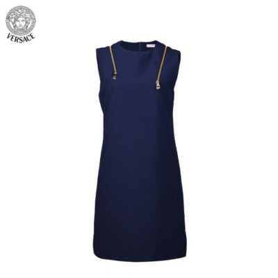 VERSACE Women's Short Pencil Dress [Navy] [IT46 UK12] [RRP £430]