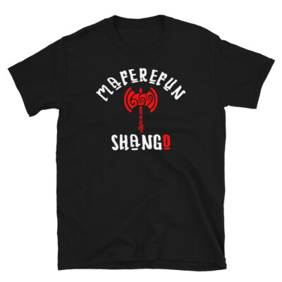 Shango Santeria Papa Chango T shirt Yoruba Ifa Religion Xango Orisha Goddess