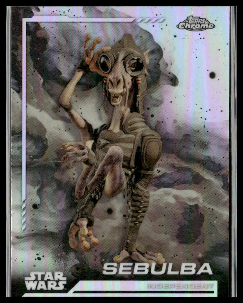 Sebulba #132 2024 Topps Chrome Star Wars Rainbow Refractor