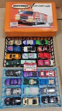 Matchbox Car Lot Of 24 Diecast  Case Mattel Wheels TARA Toy NASCAR 1:64 46 12