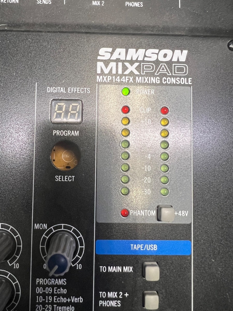 Samson MixPad 14-Channel Analog Stereo Mixer - MXP144FX-PARTS | eBay