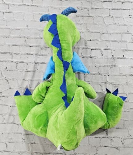 Toys R Us Green Dragon Plush 28" Stuffed Toy Animal Adventure 2013 Retired - Picture 6 of 10