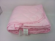 NTBAYToddler Bedding Set 4 Piece Quilted Comforter, Fitted Sheet, 115x153cm Pink