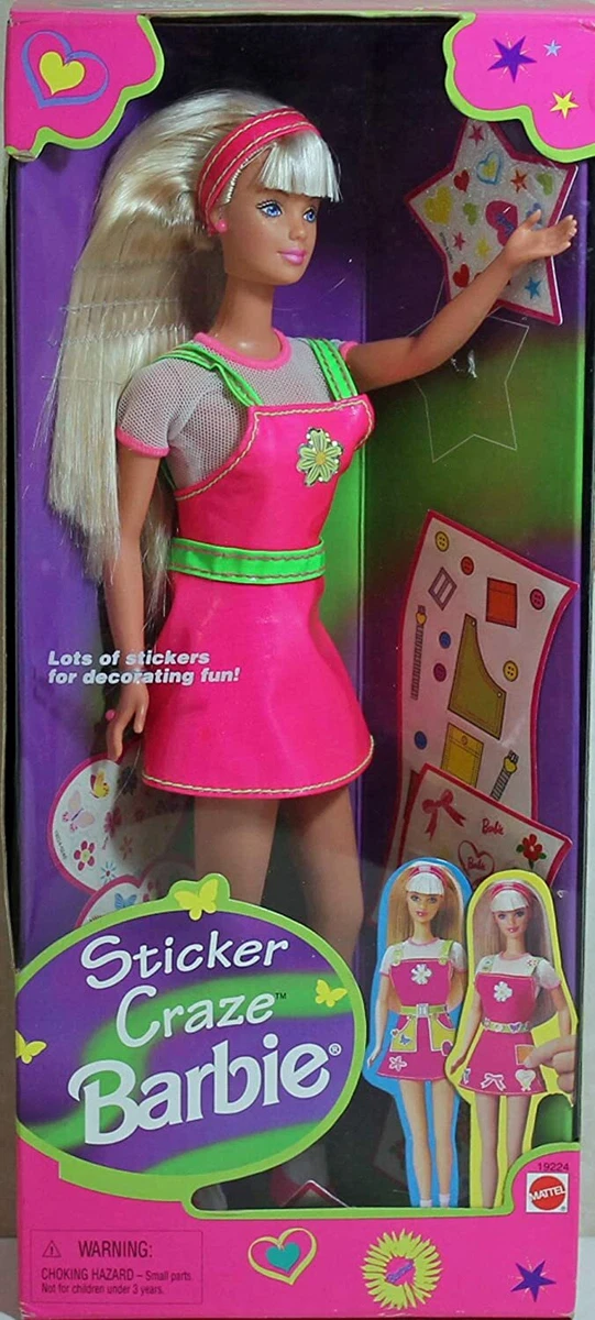 Sticker sale craze barbie