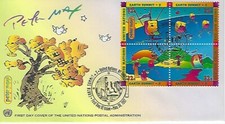 NATIONS UNIES - New York Yvert n° 724/727 FDC 
