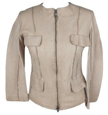 Philosophy Di Alberta Ferretti Pink 100% Sheep Leather Jacket Size Uk 8 Ita 40