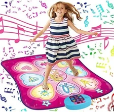 SUNLIN Dance Mat - Dance Mixer Rhythm Step Play Mat - Dance Game Toy Gift for Ki
