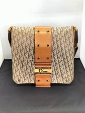 Christian Dior Authentic 24.0 cm Shoulder Bag Women's Trotter Made in Italy
