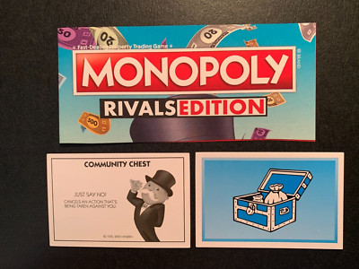 Monopoly   Rivals Edition    COMMUNITY CHEST CARD     Just Say No      2020