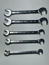 Vtg K-d Tools Custom Ignition 5 Pc Wrench Set Usa 4086-4087-4085-4082-4081
