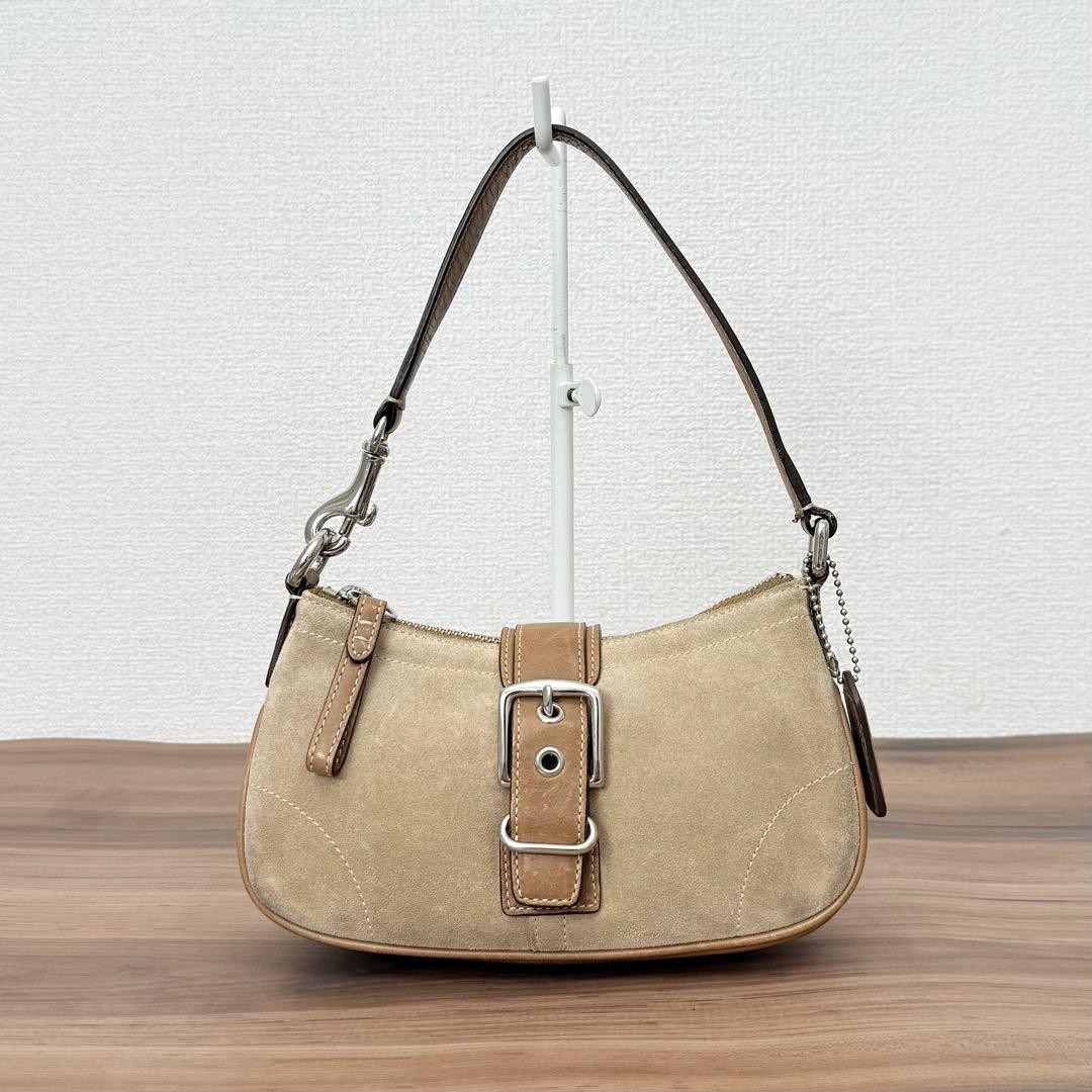 バッグ coach Soho Hobo accessory pouch leather COACH Handbag Accessory Pouch Soho Suede Brown F32 | eBay