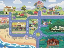 Bluey JUMBO Imaginmat 5FT By 4FT Floor Playmat  2 Toy Cars Ages 3-10 Years NEW 